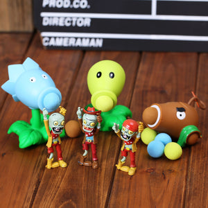 Zombies Peashooter Figures Game