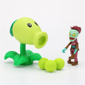 Zombies Peashooter Figures Game