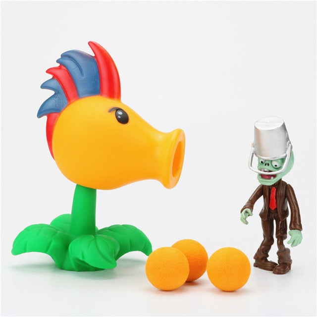 Zombies Peashooter Figures Game