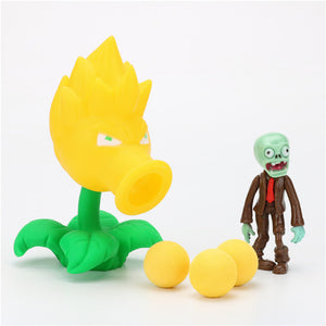 Zombies Peashooter Figures Game