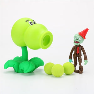 Zombies Peashooter Figures Game