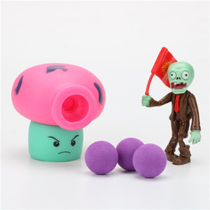 Zombies Peashooter Figures Game